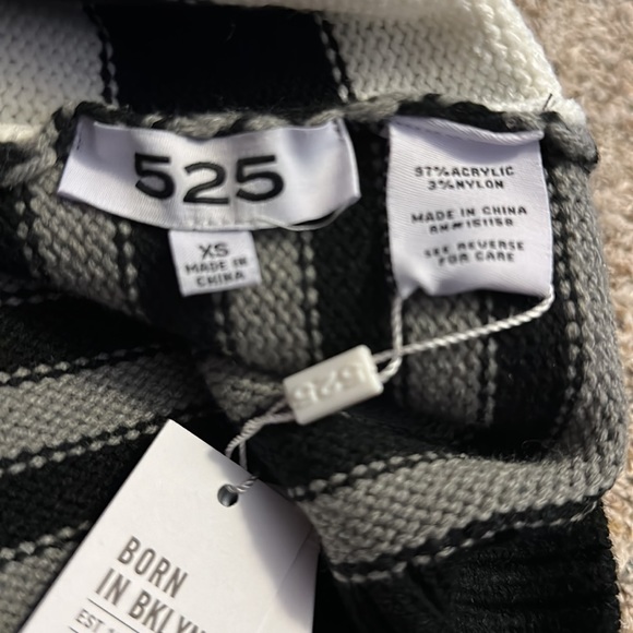 NWT 525 XS Reversible Striped Sweater Vest - Picture 5 of 5